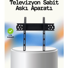 Zemira Universal Tv Askı Aparatı 32-65 Inç Güçlü Çelik Gövde Sağa-Sola Ayar