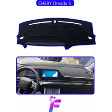 Guerrino Chery Omada 5 Uyumlu Torpido Örtüsü | Çatlama ve Isıya Karşı Tam Koruma | Oto Aksesuar | D35