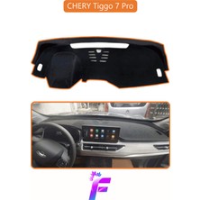 Guerrino Chery Tiggo 7 Pro Araca Özel Torpido Örtüsü | Ön Göğüs Kılıfı | Tam Koruma | Oto Aksesuar | D40