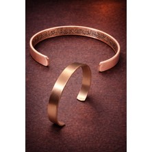 Içi Dualı Erkek Kadın %100 Saf Bakır Bileklik – Ayetel Kürsi Ayarlanabilir