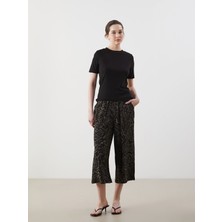 Lc Waikiki Yeni Sezon Beli Lastikli Desenli Kadın Kapri