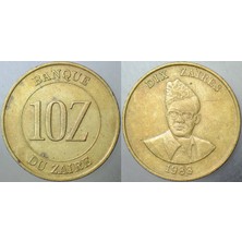 Banknoting Zaire 10 Zaire 1988 (Kongo)