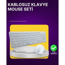 HypAirs Kablosuz Klavye ve Mouse Seti - Ergonomik Tasarım, Sessiz Kullanım, Geniş Uyumluluk