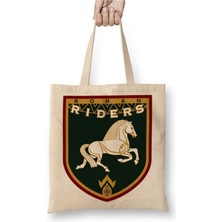 Toyaso Yüzüklerin Efendisi Lord Of The Rings Rohan Riders Bez Çanta Uzun Saplı Alışveriş Çantası