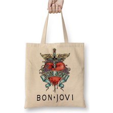 Toyaso Bon Jovi Guns And Roses Poison Cinderella Skid Row Aerosmith Whitesnake Bez Çanta Alışveriş Çantası