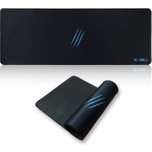 Gfc Life Store 80X30CM Mikrofiber Yüzey - Kaydırmaz Kauçuk Zemin - 3mm Kalınlık - 360 Derece Dikiş - Kolay Temizlenebilir Xl Mousepad