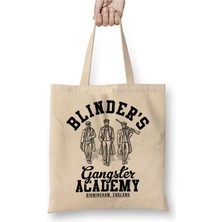 Toyaso Peaky Blinders Gangster Academy Birmingham England Bez Çanta Uzun Saplı Alışveriş Çantası