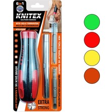 Vanch 6ın1 - Çıkar Tak  Kauçuklu Bits Uçlu Tornavida (5264)