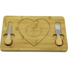 Vanch KALPLİ BIÇAK SAĞ-SOLAHŞAP BAMBU KAHVALTI PEYNİR SUNUM PANO2 BIÇAK=AHŞAP SAP19X29CM-1.5CM (5264)
