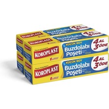 4 Adet Koroplast 4 Al 3 Öde Küçük Boy Buzdolabı Poşeti 160 Lı