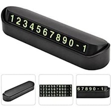 Stilix Garage Araç Torpido Üstü Aç Kapa Numaratör Mıknatıslı Fosforlu