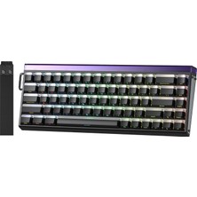 Gfc Life Store 68 He Manyetik Klavye Rapid Trigger Jade King Switch 8000Hz Rgb Neon Tkl Hot Swap Oyuncu Klavyesi Siyah