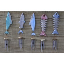 İntora Ahşap Balıklı Metal Çan No:5