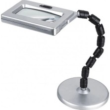 İntora -Masa Üstü Akrobat 2.5X100X50.80X20 Mercekli Işıklı Büyüteç