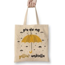 Toyaso How I Met Your Mother 010 Beyaz Bez Çanta Uzun Saplı Alışveriş Çantası Plaj Çantası