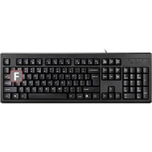 Gfc Life Store KM-720 (F)Türkçe Fn-Multimedya Klavye, Suya Dayanıklı, 2.3 Cm, Hafif Tasarım, Ayarlanabilir Yükseklik, Siyah