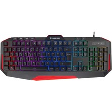 Gfc Life Store Alpor Pro Siyah USB Rgb Aydınlatmalı Q Gaming Oyuncu Klavyesi