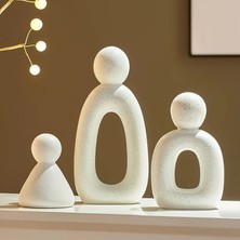 Szn Home Design Iskandinav Temalı Soyut Aile Dekorasyon Modern Ev Dekorasyon Hediyelik Masa Üstü Süs