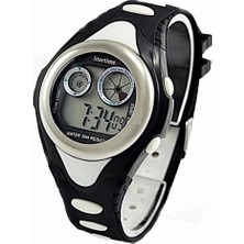 İntora Siyah Beyaz Taraftar Dijital Çocuk Saati