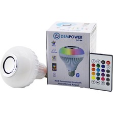 Vanch 2IN1-KUMANDALI RGB LED AMPUL - BLUETOOTH HOPARLÖR MÜZİK ÇALAR LED-7W - HOPARLÖR-3W (5264)