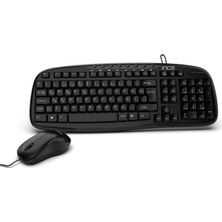 Gfc Life Store Q/usb Wıred Multımedıa Q Keyboard & Mouse Set, 20 Adet Multimedya Tuşu, Ergonomik ve Dayanıklı Malzeme, Lazer Silinmez 112 Adet Tuş,ayarlanabilir Yatırma Açısı