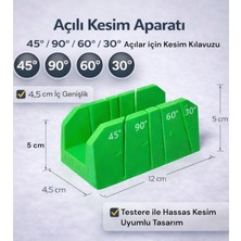 Testere Açılı Kesim Kılavuzu – 30/45/60/90 Derece Çok Açılı Aparat