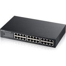 Gfc Life Store 10/100/1000 Gigabit Ethernet Unmanaged Switch | Fansız Tasarım [GS1100-24E]