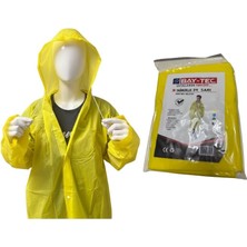 Bay-Tec Eva Su Geçirmez Yağmurluk - Sarı (Polyester Çift Katman Eva ile Kaplanmış)