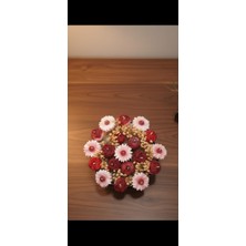 Solmayan Çiçek Buketi Kokulu Mum Buketi