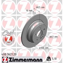 Zimmermann Zımmermann 400.3621.20 - Fren Dıskı Arka Mercedes W211 S211 C218 W212 S212