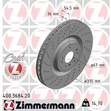 Zimmermann Zımmermann 400.3684.20 - Fren Dıskı On 4-Matic Mercedes W166 X166 C292