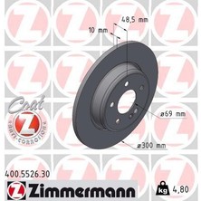 Zimmermann Zımmermann 400.5526.30 - Fren Dıskı Arka Mercedes C-Class W205 S205 C205 A205