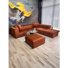 Erduran Mobilya Angelo 6 Modül Pofudik Modüler Köşe Koltuk Takımı