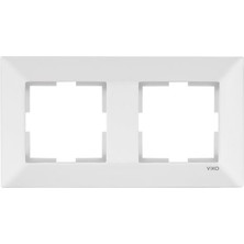 Viko Meridian Beyaz  Ikili Çerçeve(20 Adet)