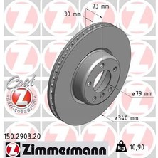 Zimmermann Zımmermann 150.2903.20 - Fren Dıskı On Adet Bmw F20 F22 F23 F32 F34 F36