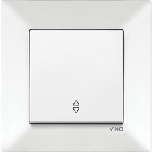 Viko Meridian Beyaz  Vavien Anahtar (4 Adet)