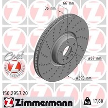Zimmermann Zımmermann 150.2957.20 - Fren Aynası On Sol Bmw G30 G11 X6 G06