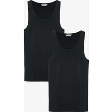 Penti Siyah Erkek Regular Black 2li Atlet