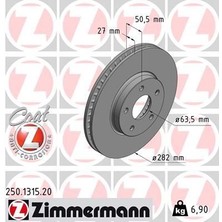 Zimmermann Zımmermann 250.1315.20 - On Fren Dısk Ayna Focus Iv 17