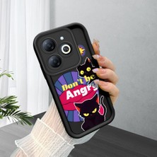 Hontinga Infinix Smart 8 Pro Smart 8 Hd Smart 9 Hd Hot 40I Hot 50I Uyumlu Telefon Kılıfı Düşüme Önleyici Basitlik Anti Düşme Kamera Korumali Kedi Siyah Desen Ince Yumuşak Silikon Telefon Kılıfı K2-0074