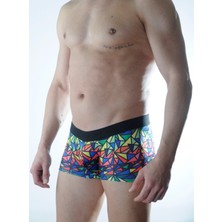 Don Moris Erkek Renkli Desenli Boxer Iç Giyim (DM301106)