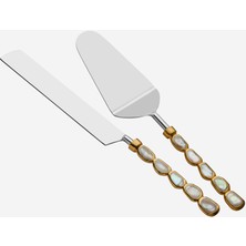 Chiara Alessi Altın Pirinç Servis Seti