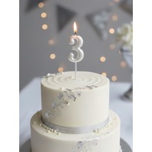 Parti Adresi Pasta Mumu 3 Rakam Mum Beyaz