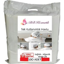 BB Kozmetik Tek Kullanımlık 100 Adet veya 1300gr (40X80)