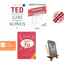 MediaCat Kitapları Ted Gibi Konuş + Iknanın Psikolojisi + Tongue Fu Sözlü Dövüş Sanatı / 3 Kitap Set