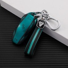 Ramm Tesla Model Y / Model 3 Anahtarlık ve Anahtar Muhafaza Kabı Yeşil