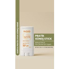 Suniva Pratik Güneş Stick SPF 50+ - Makyaj Üstüne Uygulanabilir & Göz Çevresine Uygun (Mat Bitiş)