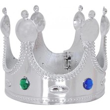 LTG Nova Plastik Kral Tacı Gümüş Renk Yetişkin 55 cm