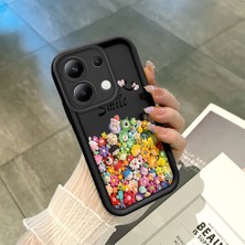 Hontinga Xiaomi Redmi Note 13 Pro Plus Pro+ 5g 4g Uyumlu Telefon Kılıfı Düşüme Önleyici Basitlik Anti Düşme Kamera Korumali Smile Darbe Önleyici Siyah Desen Ince Yumuşak Silikon Telefon Kılıfı K2-0057