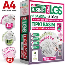 İnformal Yayınları 2026 8.Sınıf LGS Tıpkı Basım Çıkmış Soru 8+8 Deneme Paketi (Say+Söz) Türkiye Geneli Dijital Çözümlü